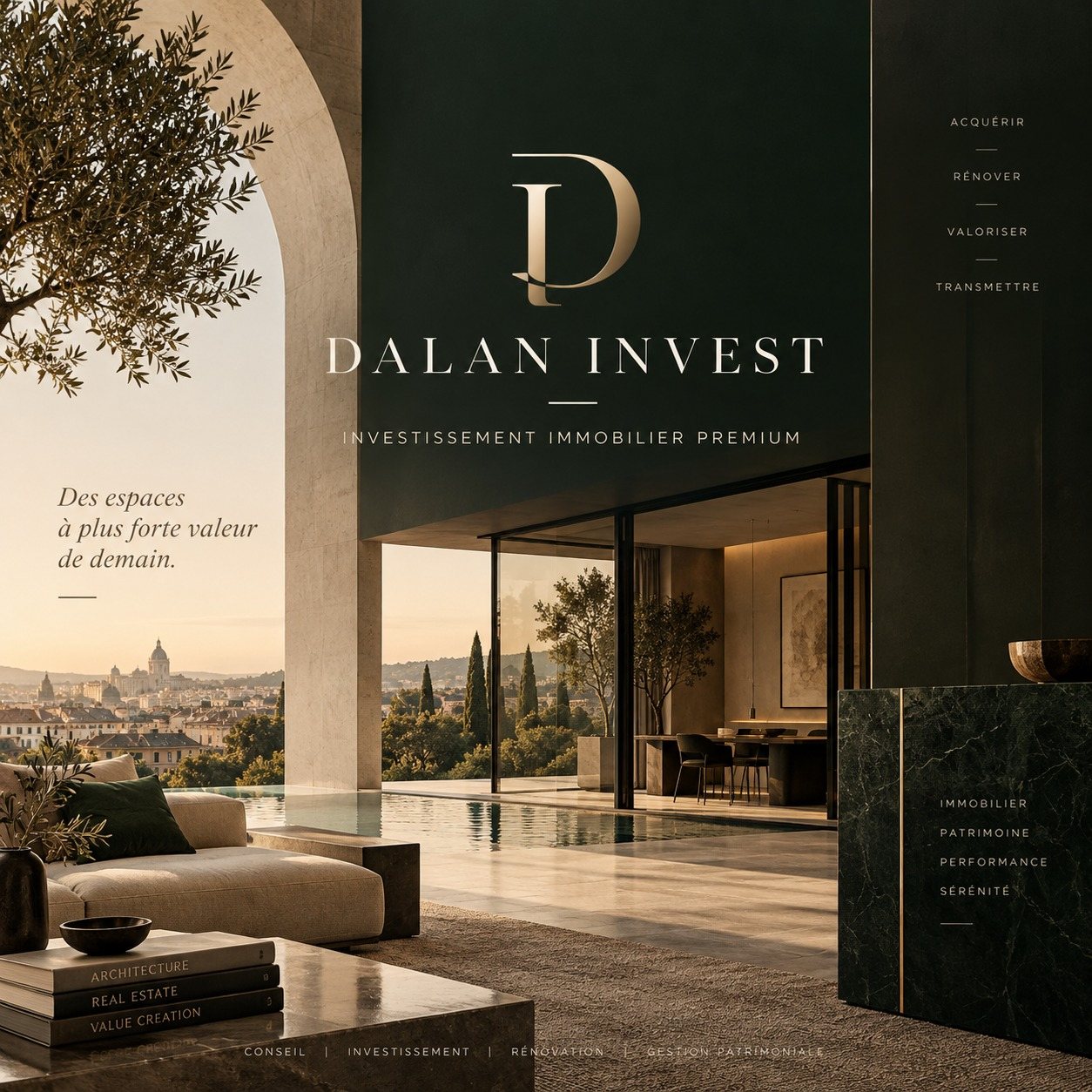 Dalan Invest — Investissement immobilier premium : acquérir, rénover, valoriser, transmettre